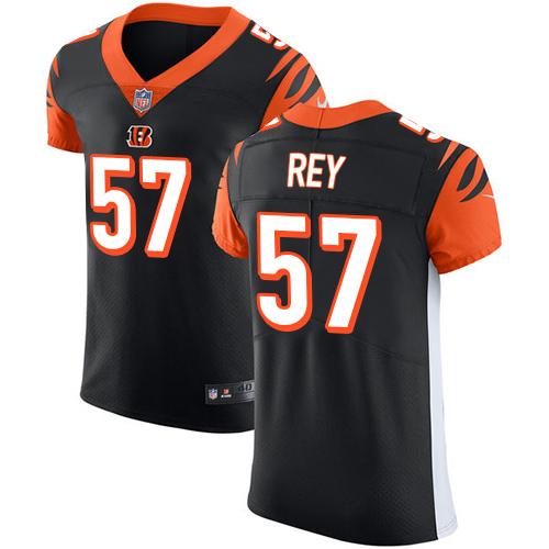 Nike Bengals #57 Vincent Rey Black Team Color Men's Stitched NFL Vapor Untouchable Elite Jersey - Click Image to Close